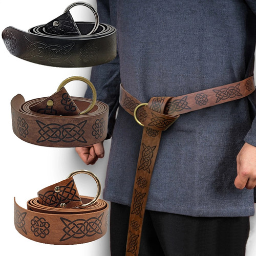 Medieval vintage wide - wide, waist